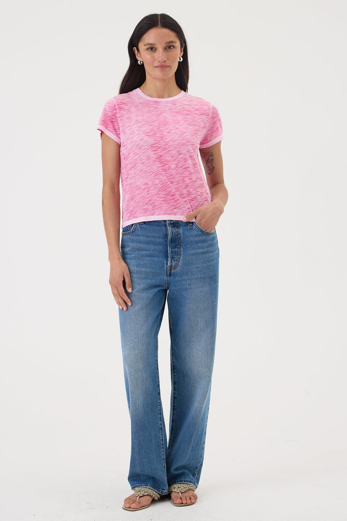 Coastal Sunwash Andie Tee - Goldie LeWinter #color_hot pink