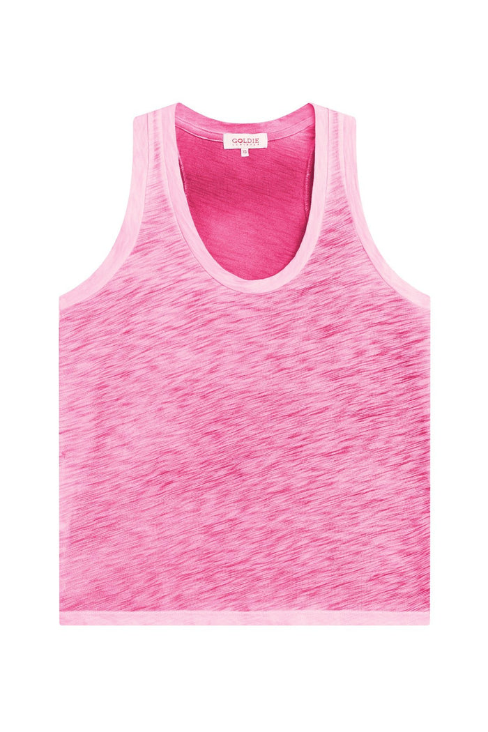 Coastal Sunwash Racerback Tank - Goldie LeWinter #color_hot pink