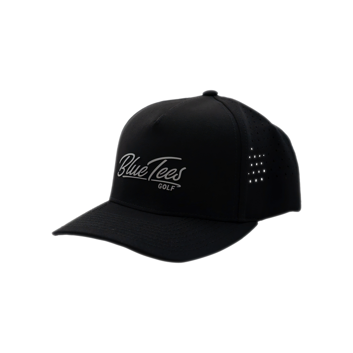 Blue Tees Golf Hat in Black Color