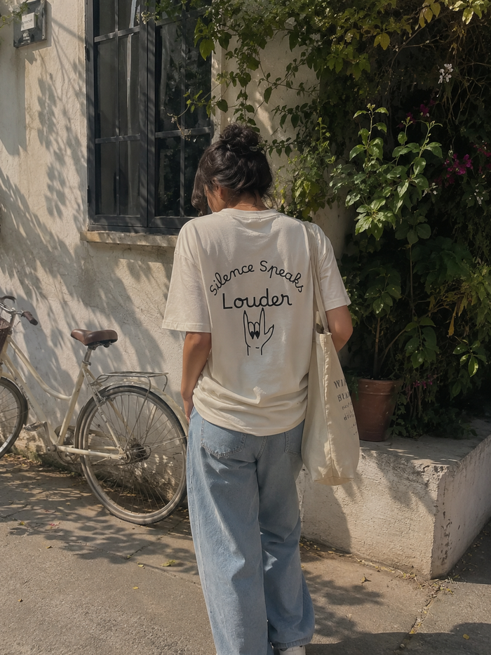 Custom Text T-Shirt – Minimal Script Personalized Tee