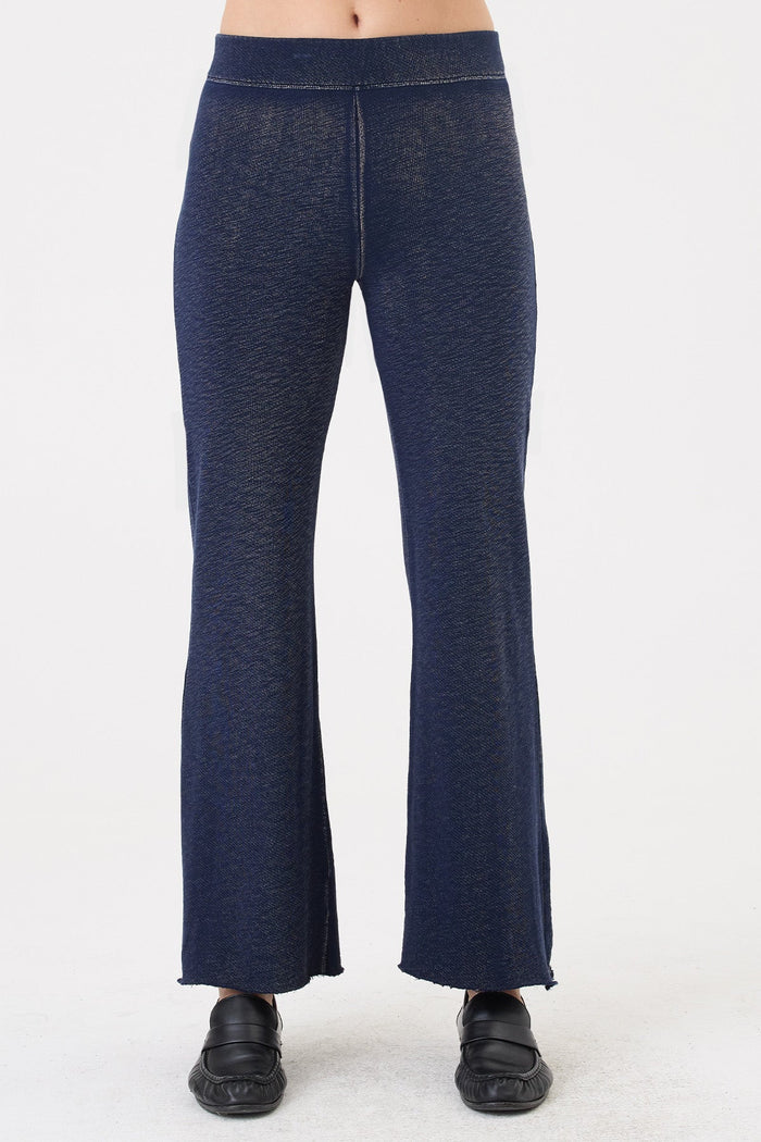 Denim Wash Crop Sweatpant