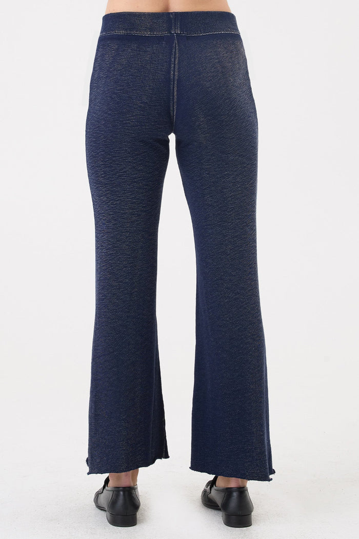 Denim Wash Crop Sweatpant