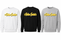 Distressed Yellow Jackets Crewneck