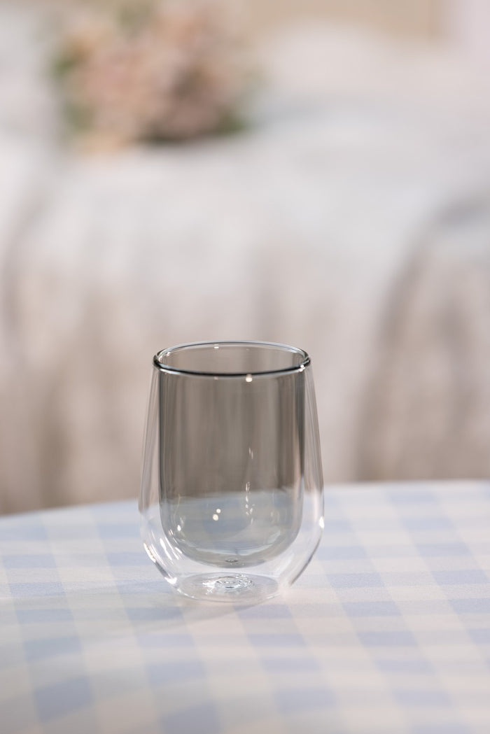 Double Wall Borosilicate Glass Mug