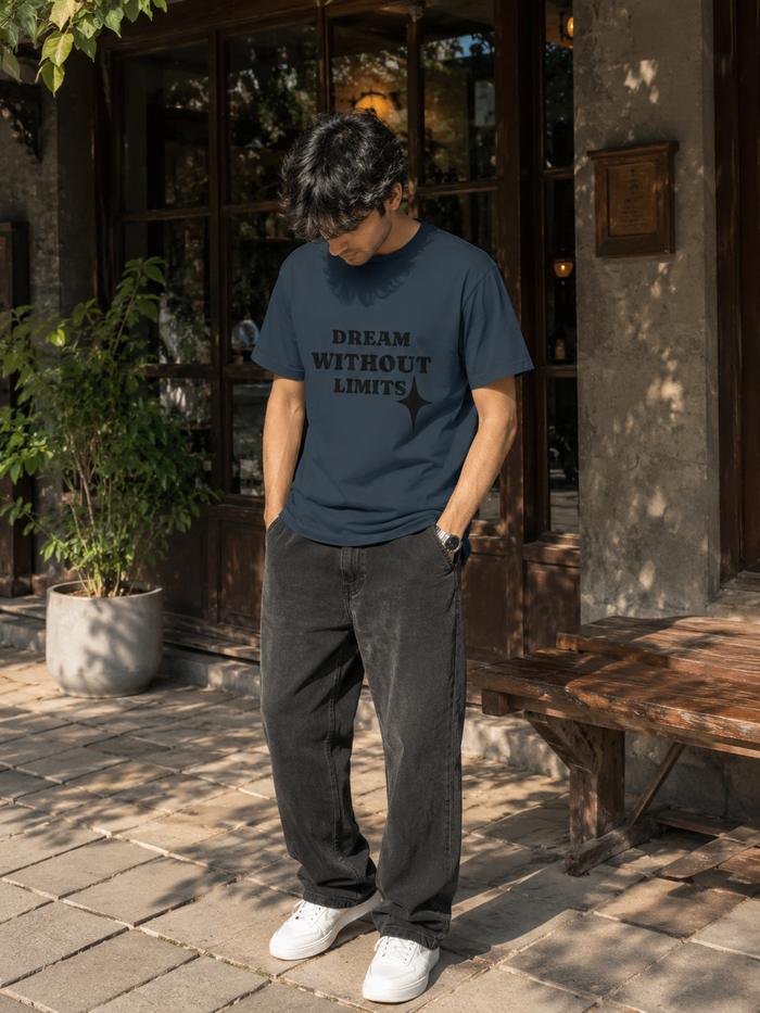 Dream Without Limits Tee — Inspirational Graphic Cotton T-Shirt