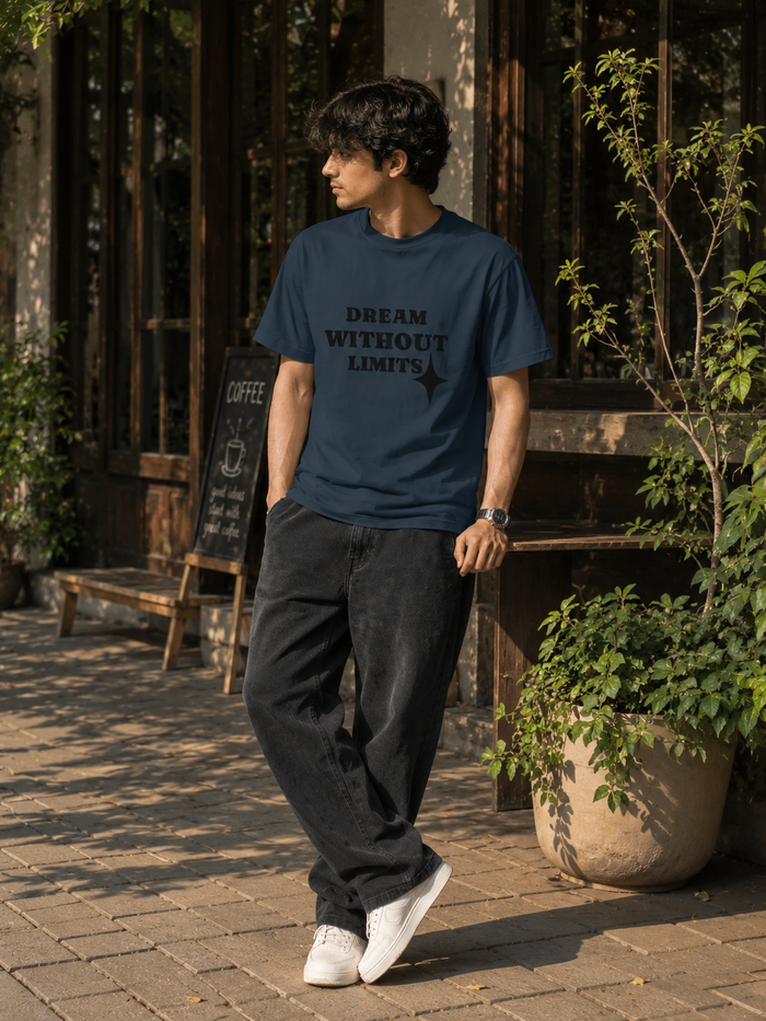 Dream Without Limits Tee — Inspirational Graphic Cotton T-Shirt