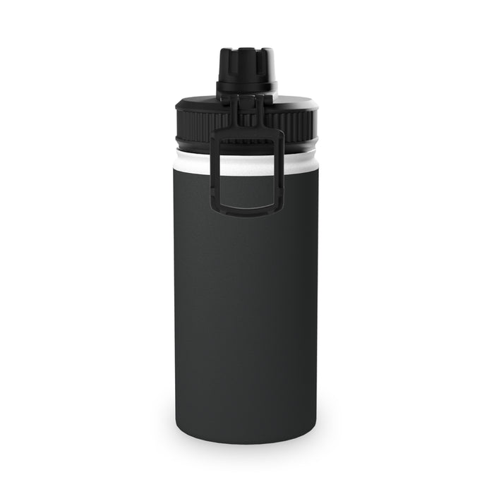 Dreamer Stainless Steel Sports Water Bottle — Inspirational Matte Black Hydration Bottle