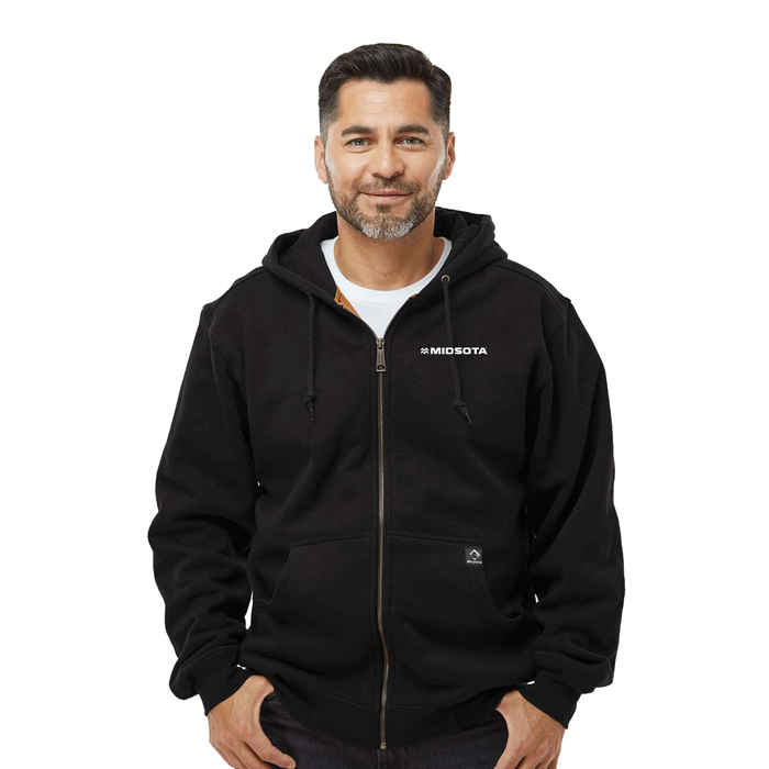Dri Duck Men's Crossfire Fleece Hooded Jacket with Thermal Lining