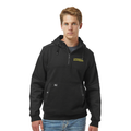 Dri Duck Men's Mission Quarter-Zip Hooded Pullover