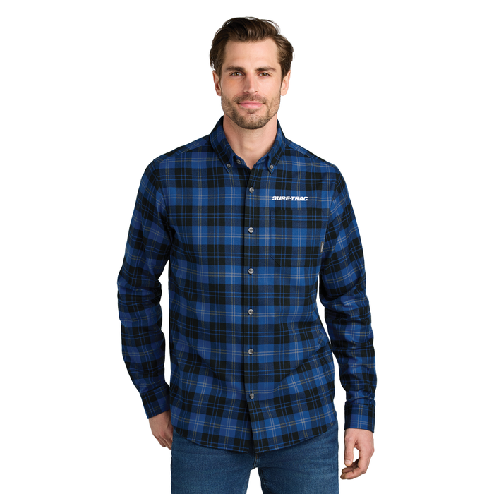 Eddie Bauer® Long Sleeve Favorite Flannel Plaid Shirt
