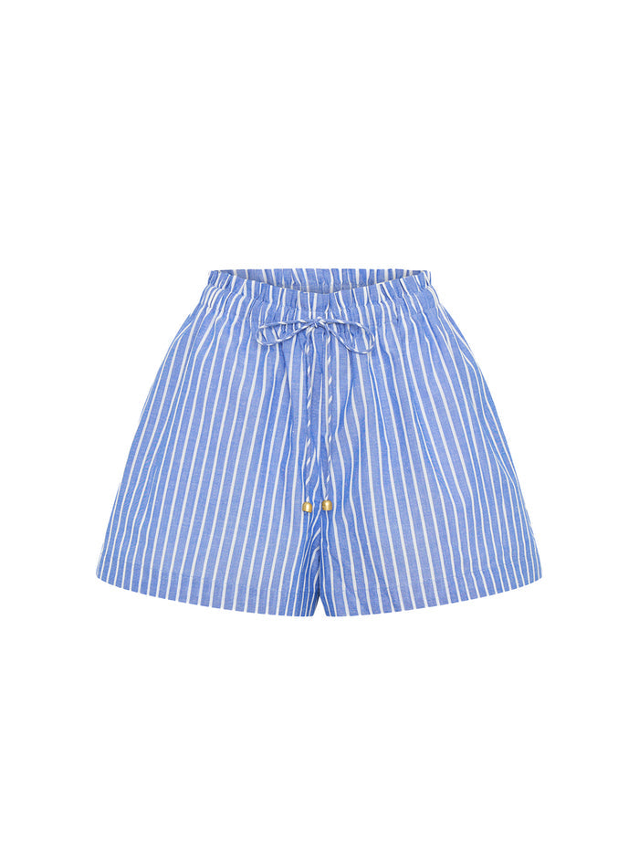 Elara Short - Blue Stripe
