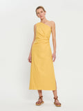 KIVARI Elodie Midi Dress Yellow