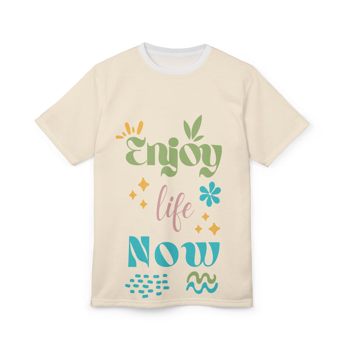 Enjoy Life Now T-Shirt — Motivational Retro Graphic Tee