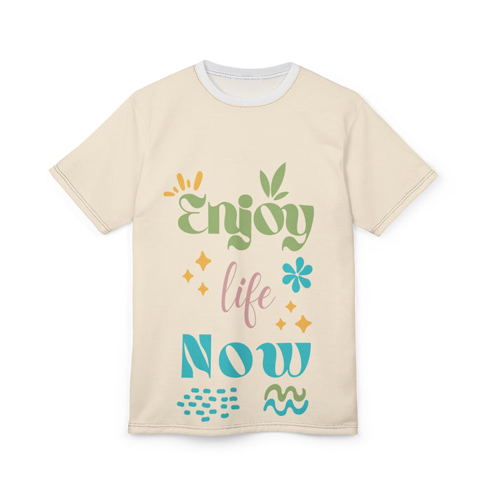 Enjoy Life Now T-Shirt — Motivational Retro Graphic Tee