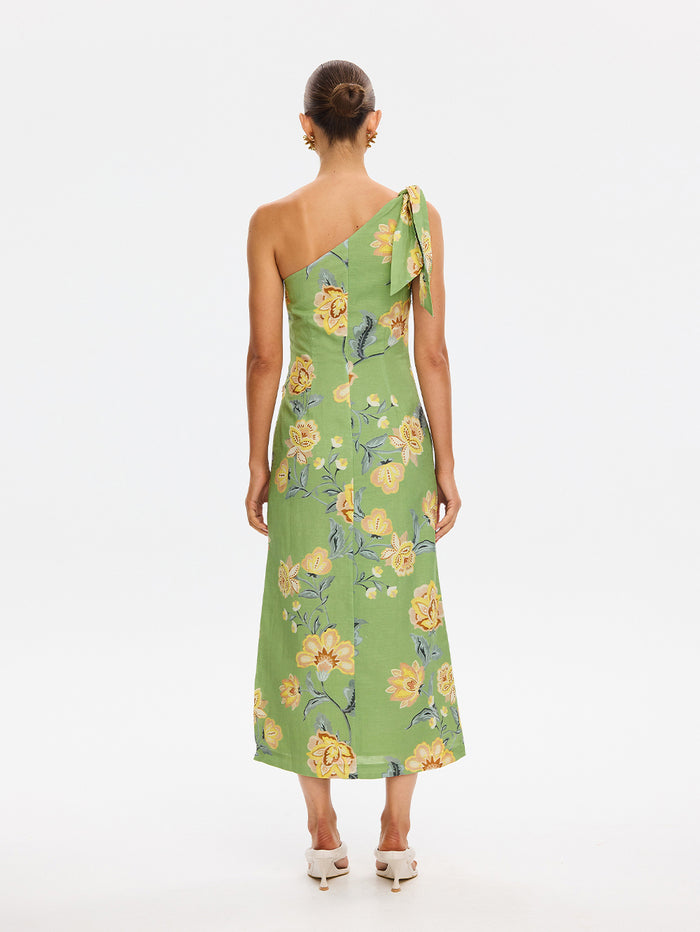 Eve One Shoulder Midi Dress