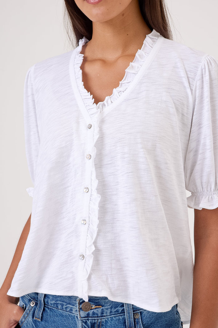 Evelyn Blouse - Goldie LeWinter #color_white