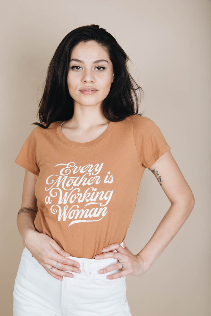 Every Mother is a Working Woman Scoop Neck Shirt by The Bee and The Fox