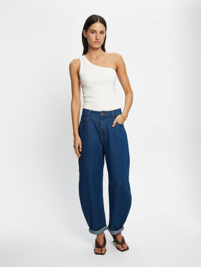 Evita Barrel Leg Jean