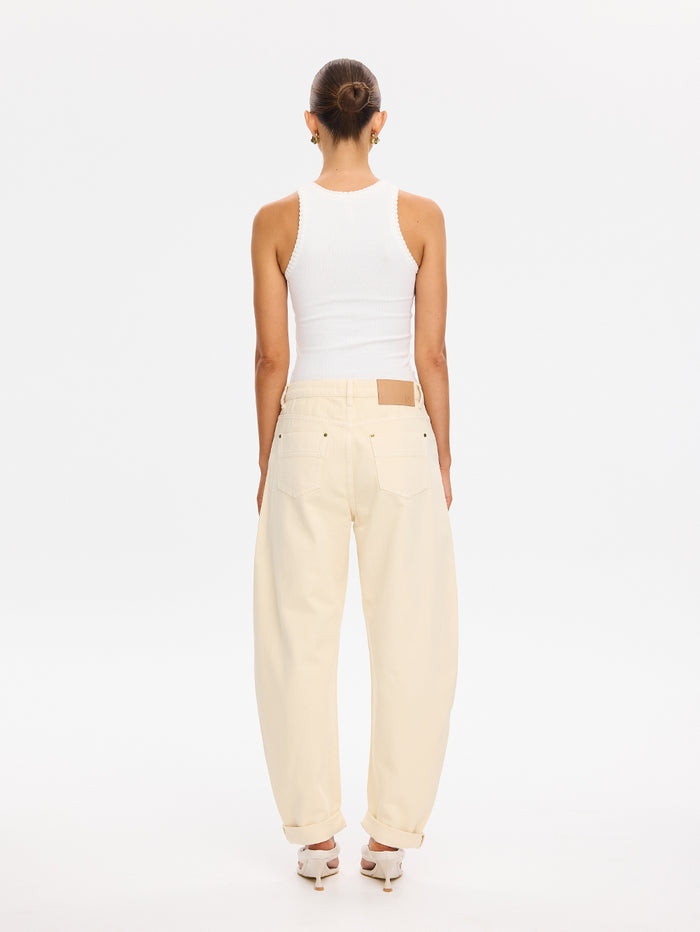 Evita Denim Barrel Jean