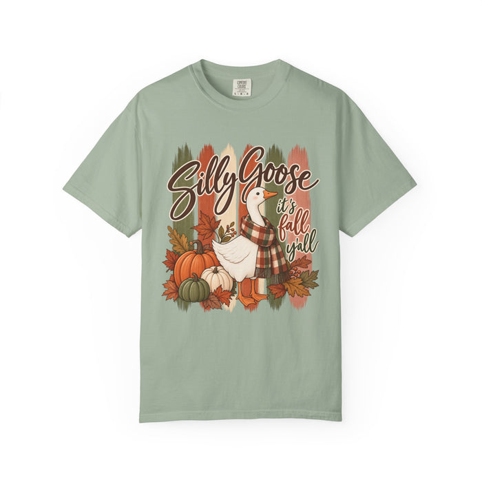 Fall "Silly Goose" Stripe Tee