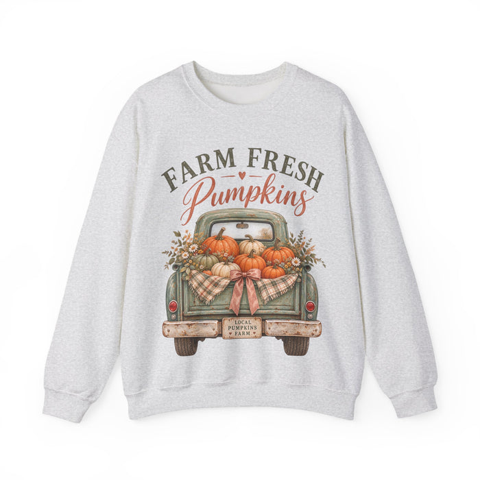 Farm Fresh Pumpkins Crewneck Sweatshirt
