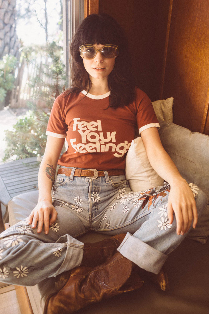 Feel Your Feelings Fitted Ringer by The Bee and The Fox