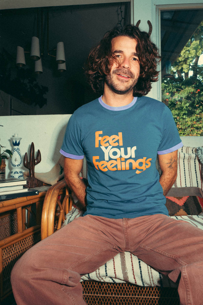 Feel Your Feelings | Unisex Ringer Tee