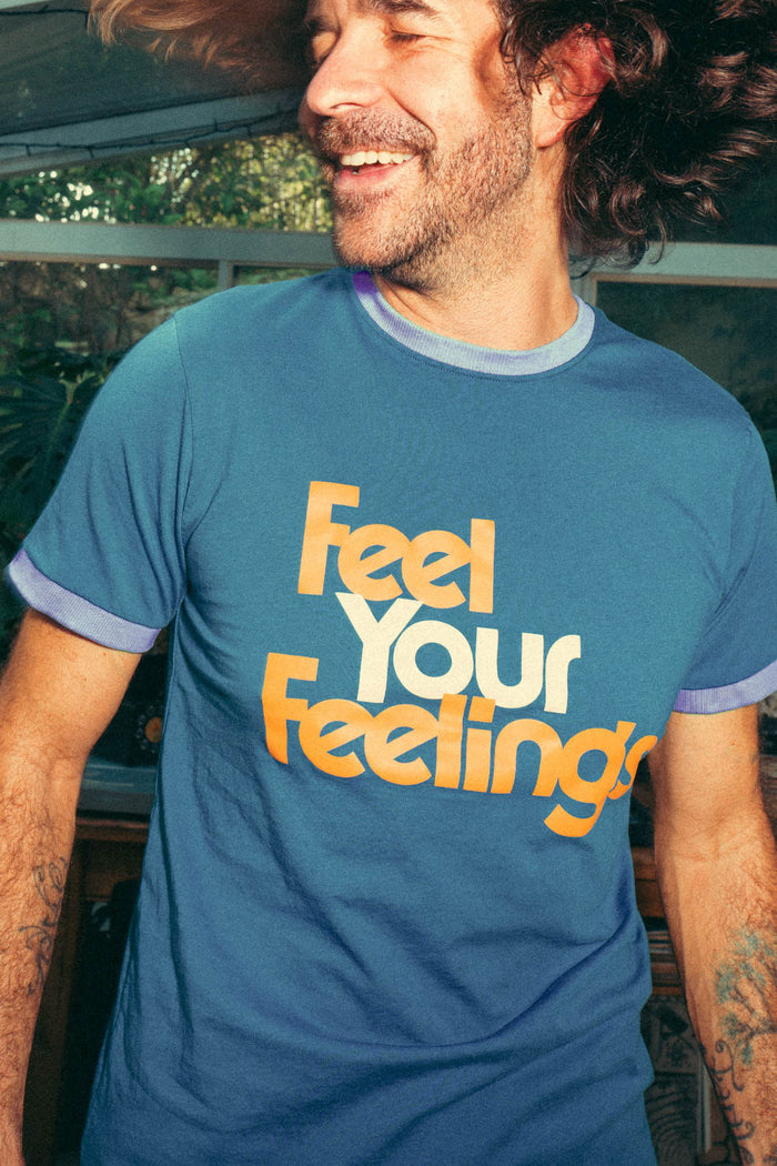 Feel Your Feelings | Unisex Ringer Tee