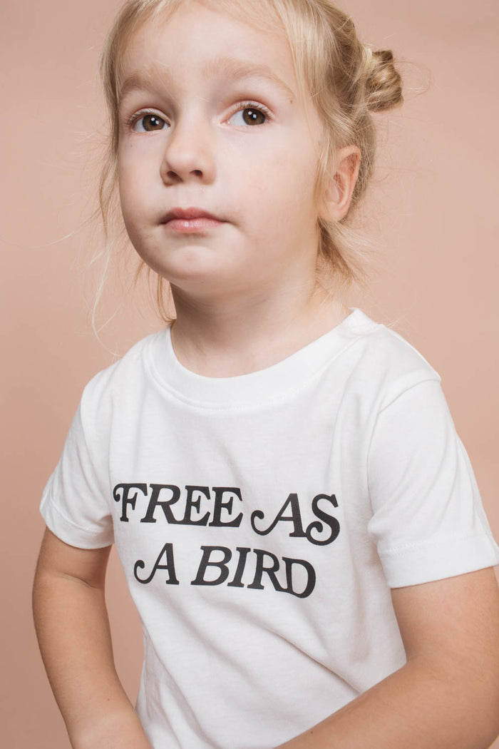 Free As A Bird Crewneck for Kids by The Bee and The Fox