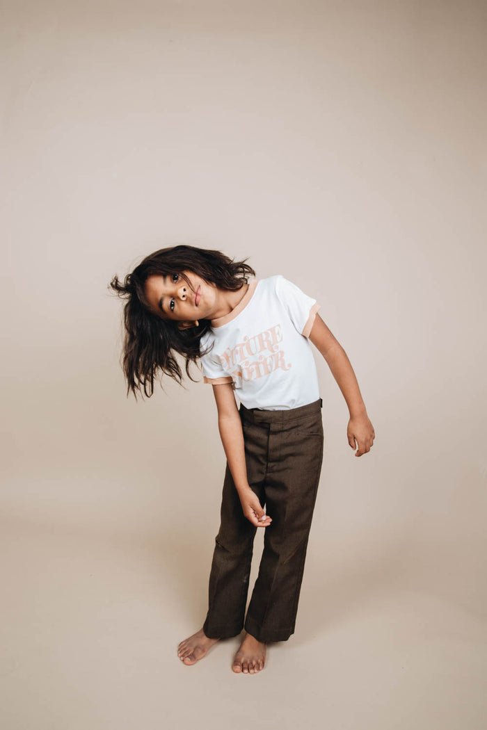 Future Voter Ringer Tee for Kids by The Bee and The Fox