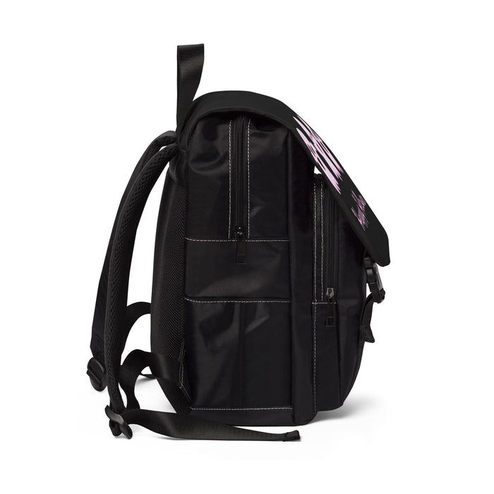 Halloween Backpack — Pink Cute Ghosts "Happy Halloween" Casual Shoulder Bag
