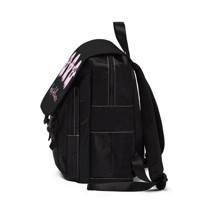 Halloween Backpack — Pink Cute Ghosts "Happy Halloween" Casual Shoulder Bag