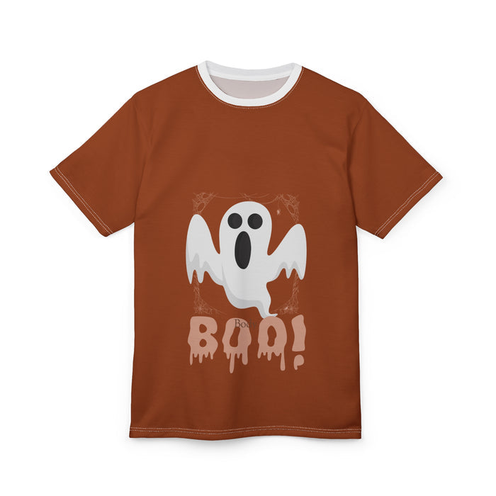 Halloween Ghost Tee – 'BOO!' Graphic T-Shirt