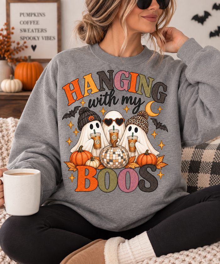 Hanging With My Boos Crewneck Sweatshirt