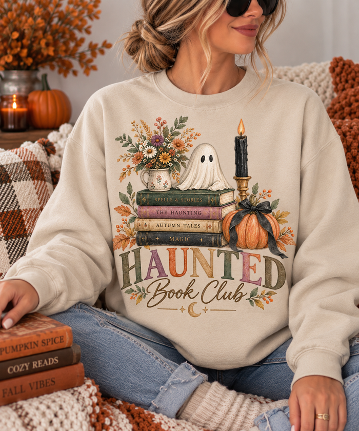 Haunted Book Club Crewneck Sweatshirt