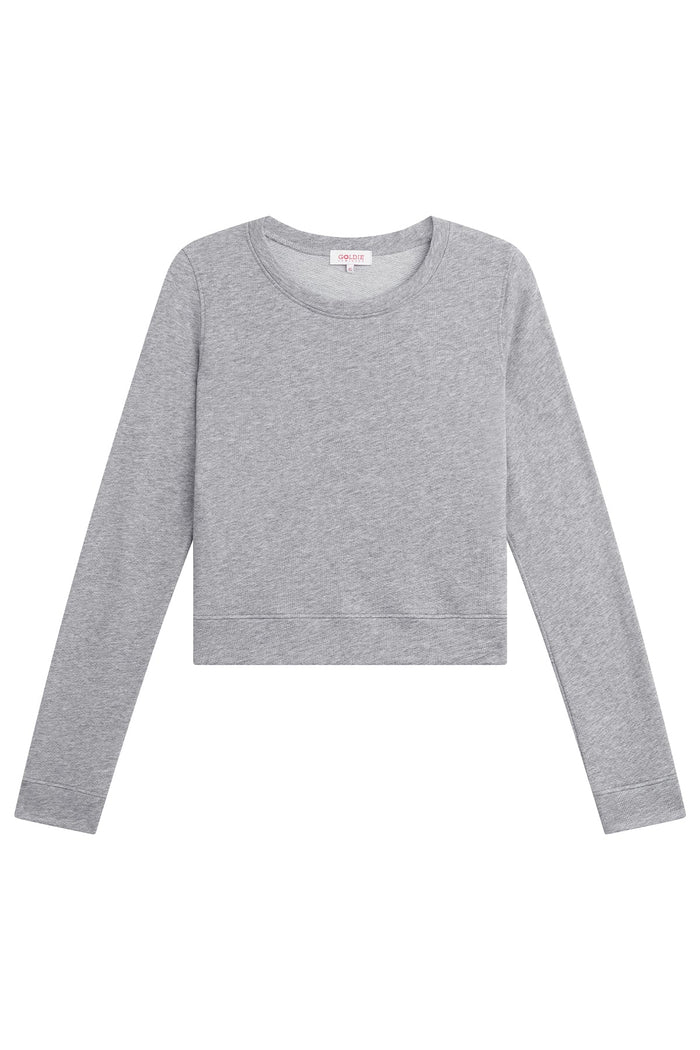 Heathered Crop Sweatshirt