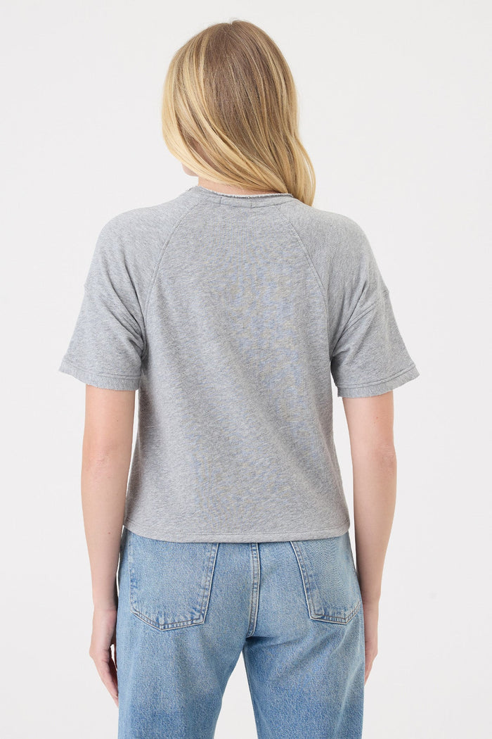 Heathered Raglan Top