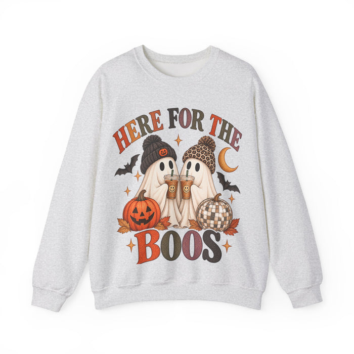 Here For The Boos Crewneck Sweatshirt