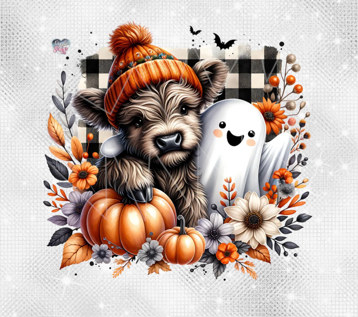 Highland Cow and Boo