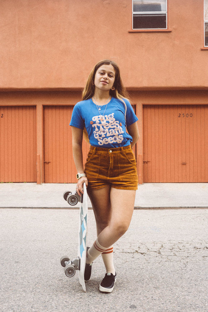 Hug Trees & Plant Seeds Tee for Women by The Bee & The Fox
