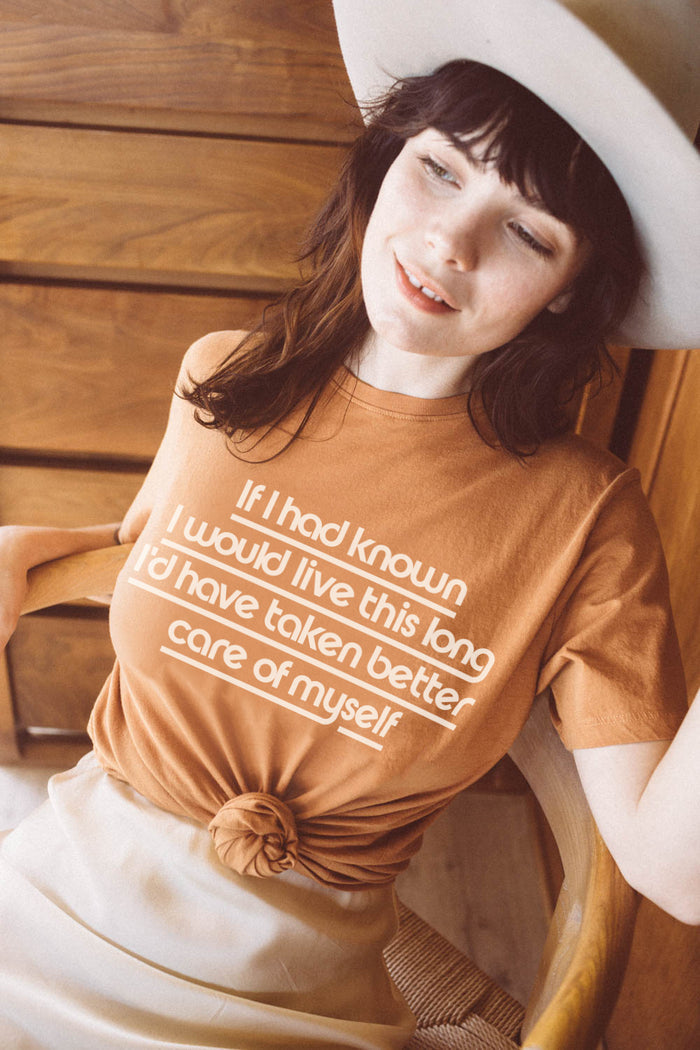 If I Had Known I'd Live This Long, I Would Have Taken Better Care of Myself Unisex Crewneck by The Bee & The Fox