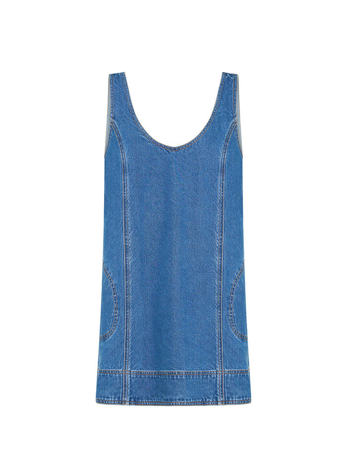 Ilaria Denim Dress Ghost