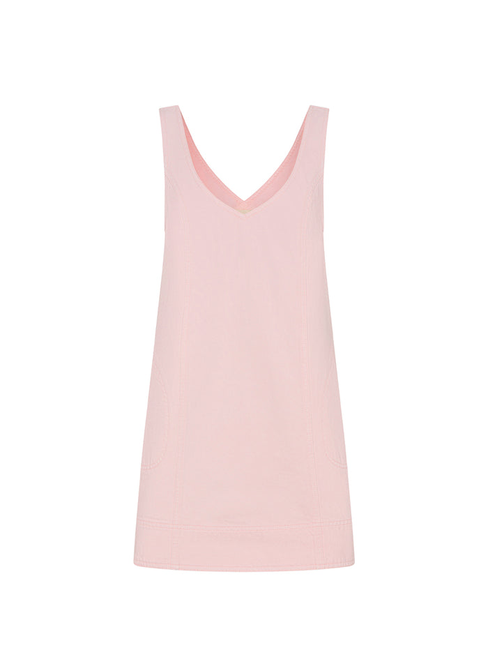 Ilaria-Denim-Dress-PInk-Ghost