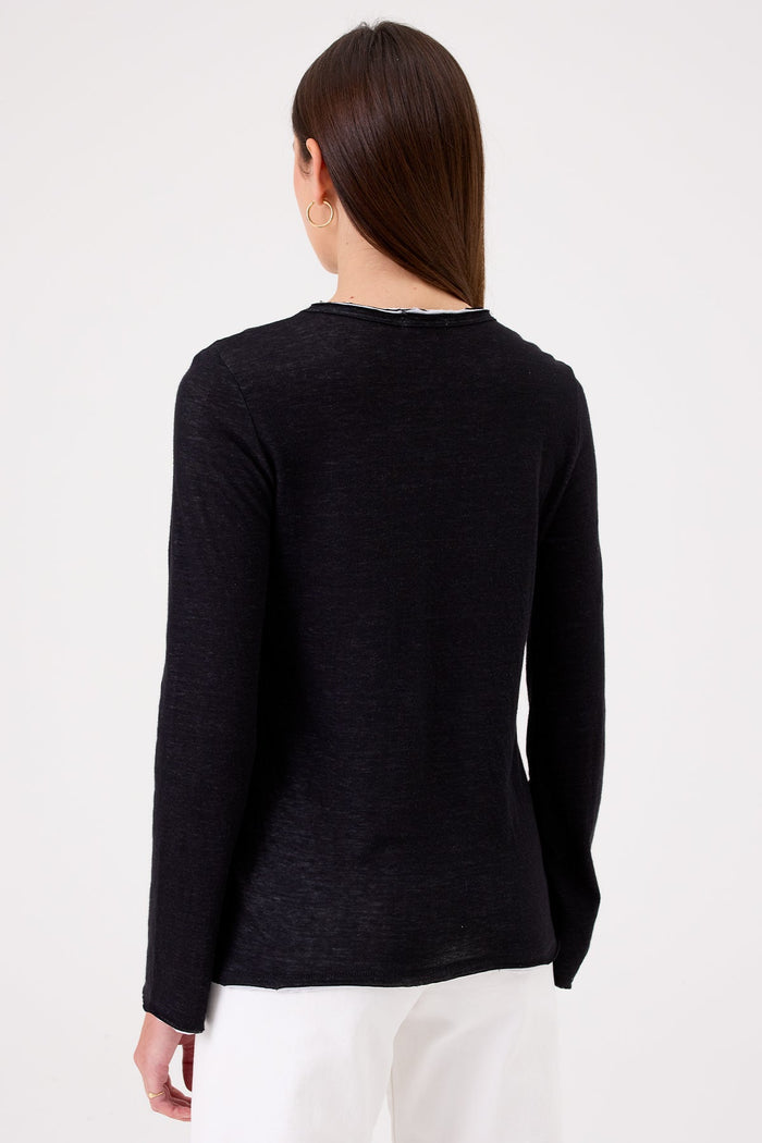 Isla Long Sleeve Tee - Goldie LeWinter #color_black