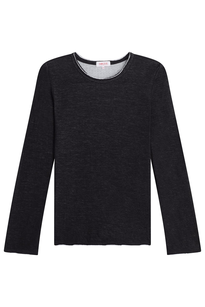 Isla Long Sleeve Tee - Goldie LeWinter #color_black