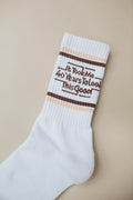 It Took Me 40 Years To Look This Good Socks by The Bee & The Fox