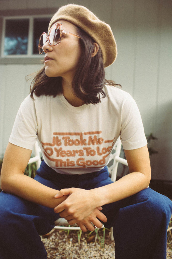 It Took Me 40 Years to Look This Good Unisex t-shirt by The Bee and The Fox