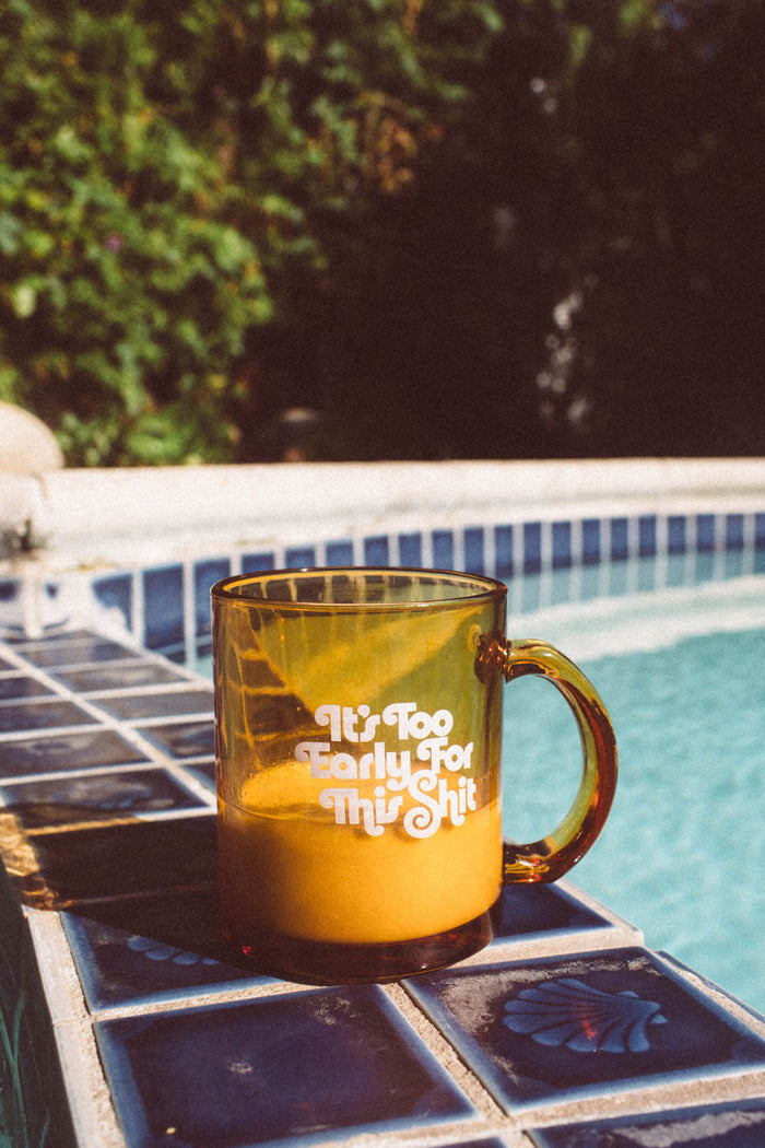 It's Too Early For This Shit Mug by The Bee & The Fox