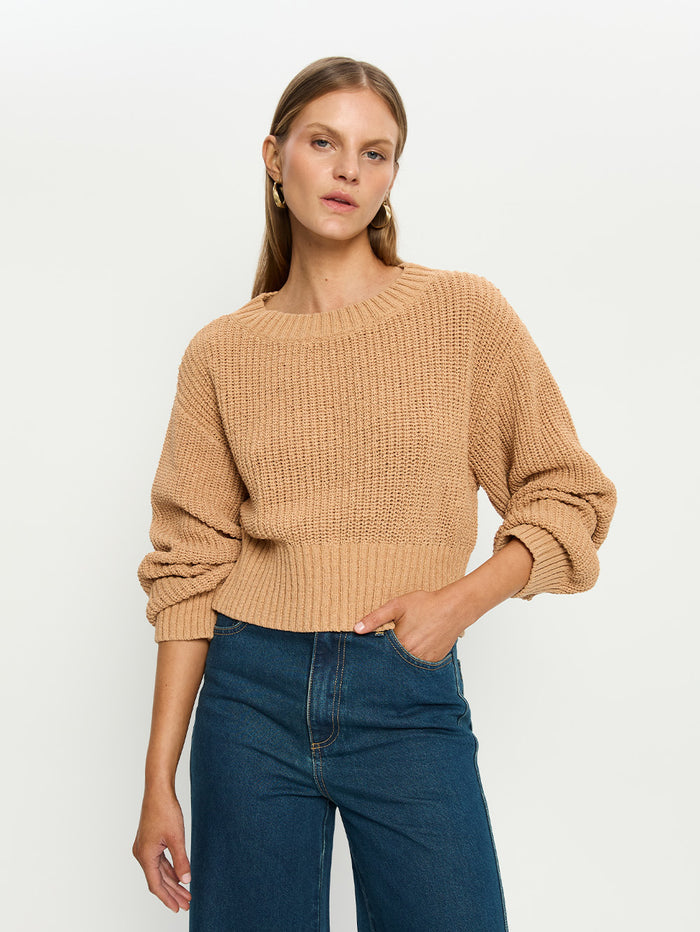 Ivy Knit Sweater Latte Vibe 06