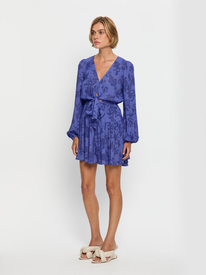 Jamie Tie Front Mini Dress